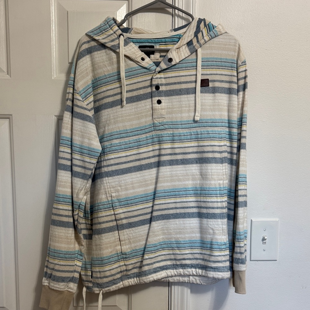 O'Neill Multicolor Striped Hooded Sweatshirt